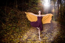 Foto Ballerina im Wald